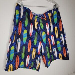 Nautica Mens Board Shorts Swim Trunks Size 38W Surf Beach 10” Inseam